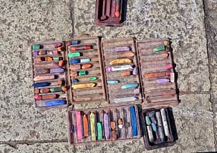 Chalk and supplies