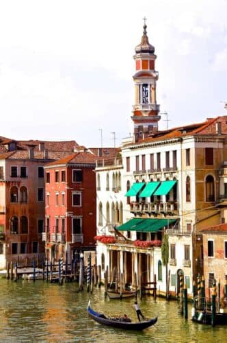 View of the Grand Canal from the Rialto Bridge