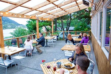 Patio at the Ona Restaurant