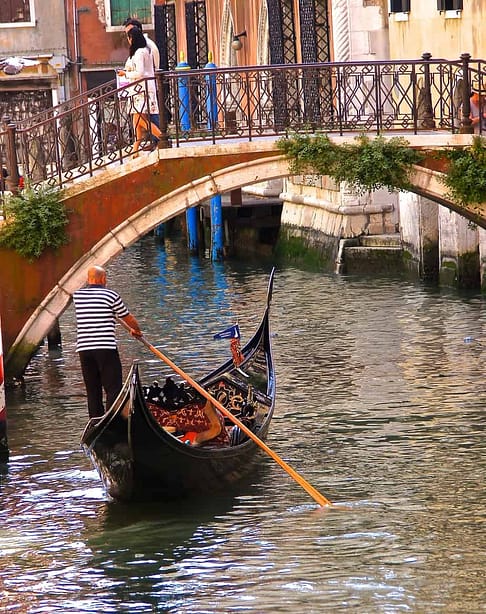 Gondola Romance in Venice