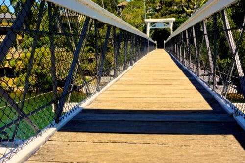 Bridge over inlet in Australia