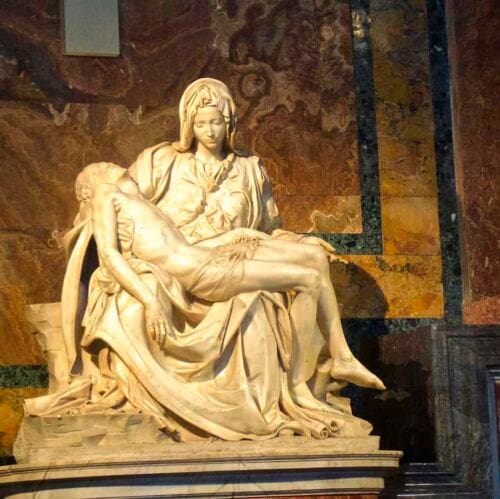 The Pieta by Michelangelo 