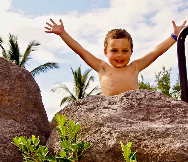 Kids in Hawaii
