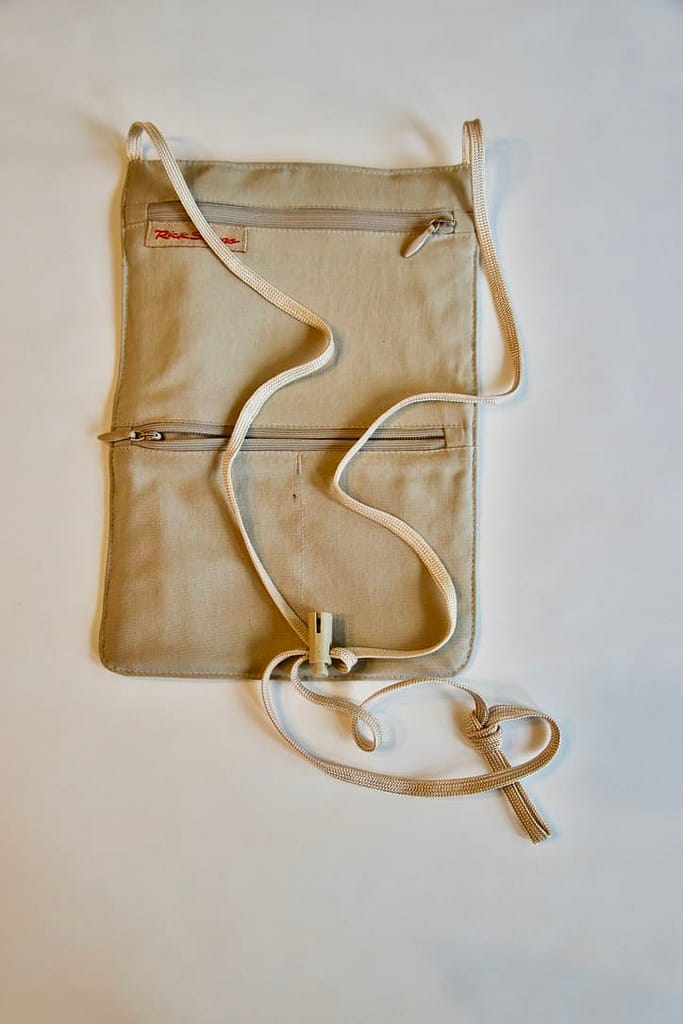 Over the head travel bag